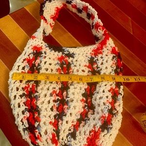 Handmade crocheted bag